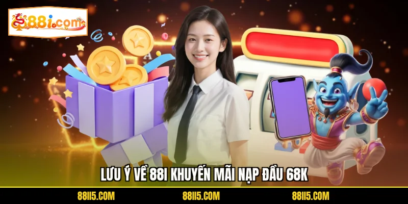 Lưu ý về 88I khuyến mãi nạp đầu 68K